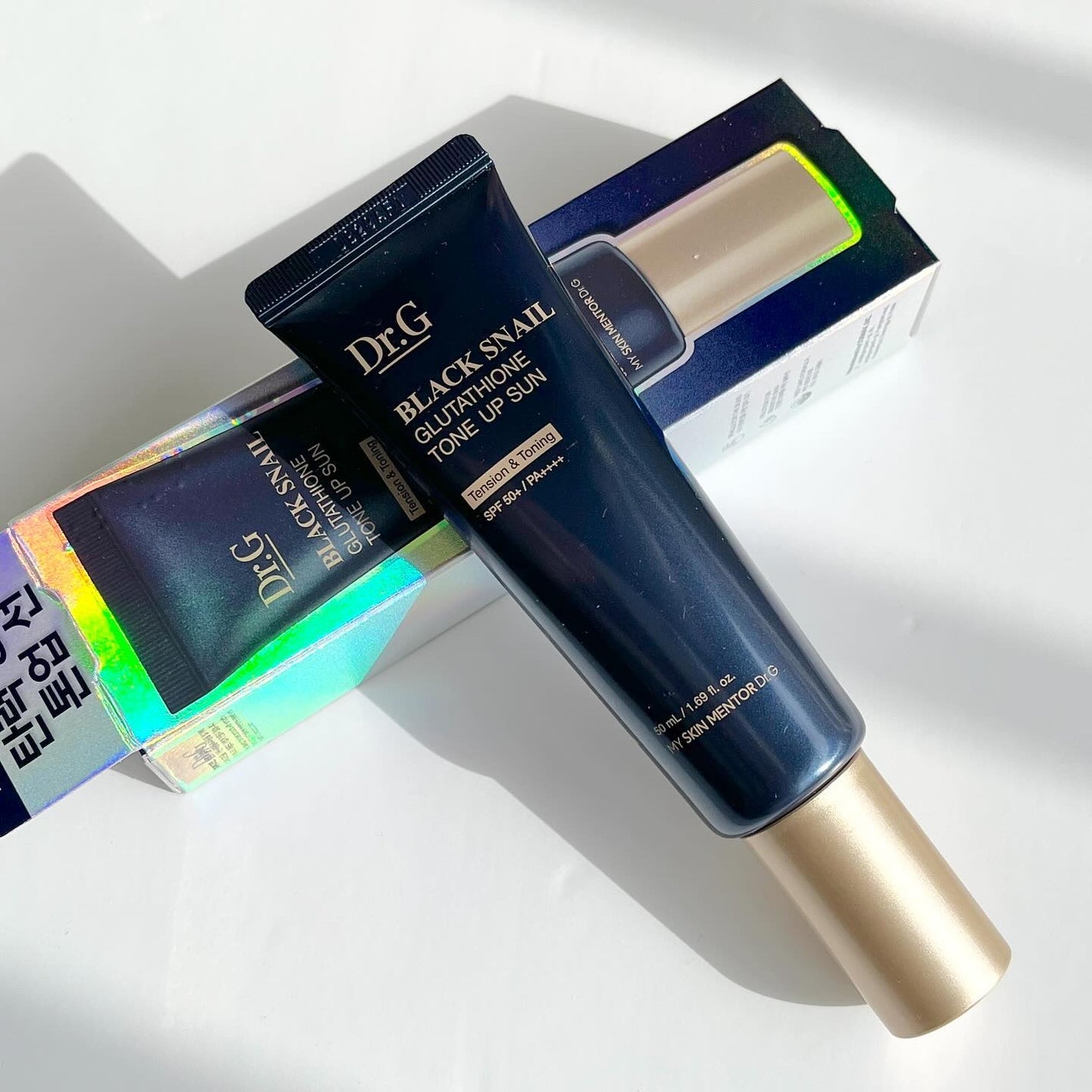 ブラックスネイルグルタチオントーンアップサン/Dr.G/日焼け止めクリームを使ったクチコミ(2枚目)