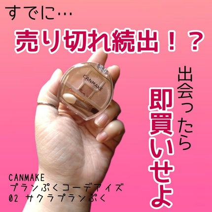 プランぷくコーデアイズ/キャンメイク/パウダーアイシャドウを使ったクチコミ(1枚目)