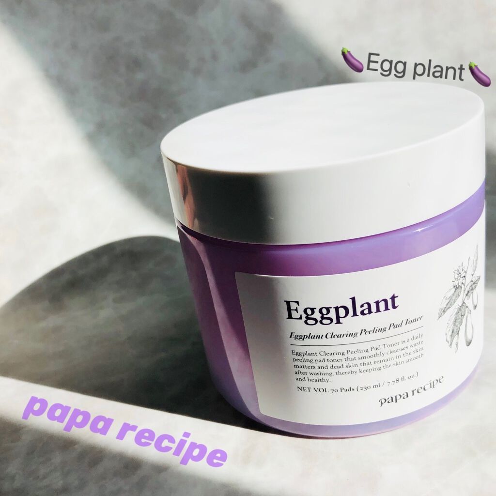 ナスクリアリングピーリングパッドトナー/PAPA RECIPE/トナーパッドを使ったクチコミ（1枚目）
