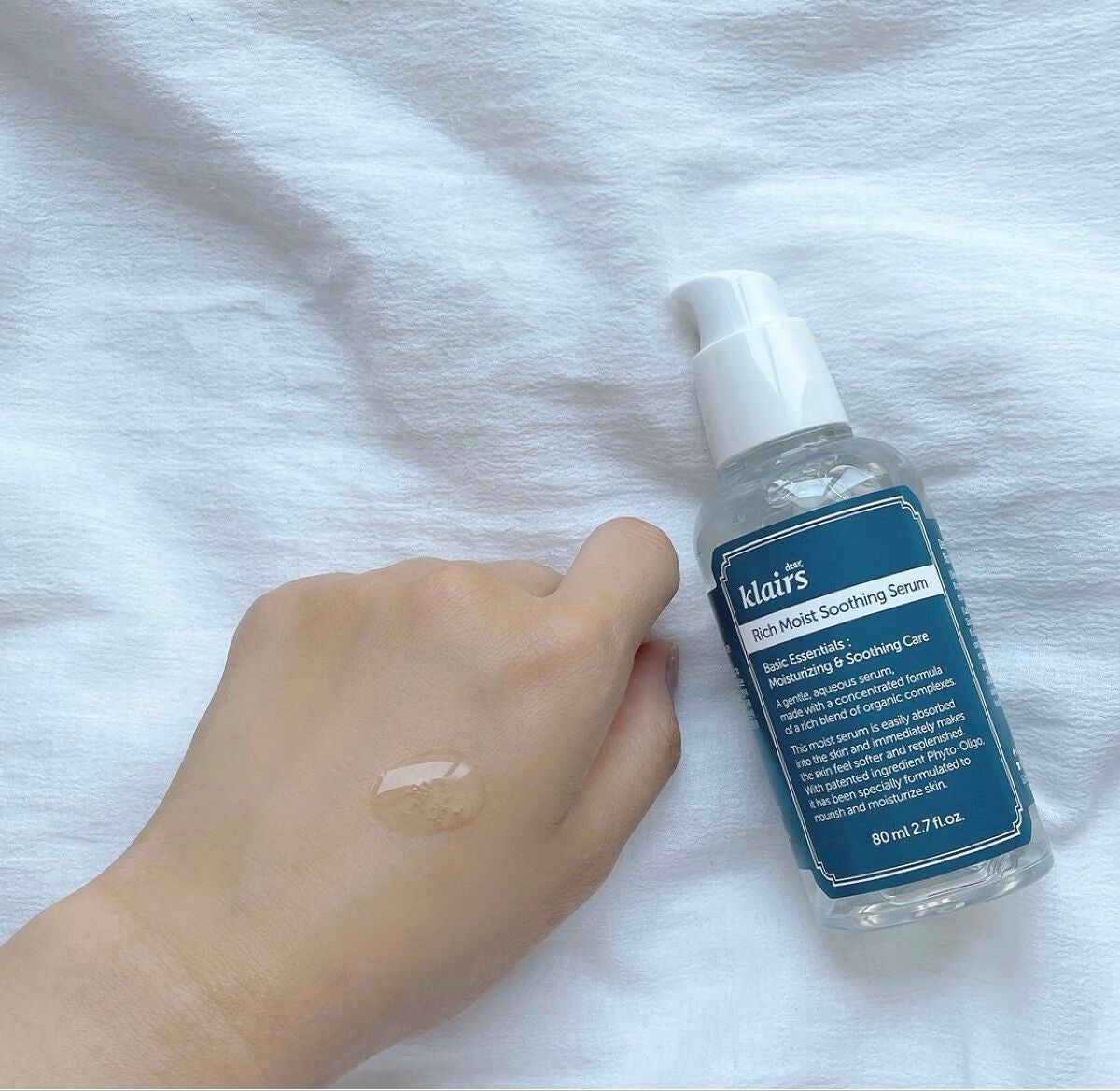 リッチモイストスージングセラム(80ml)/Klairs/美容液を使ったクチコミ(2枚目)