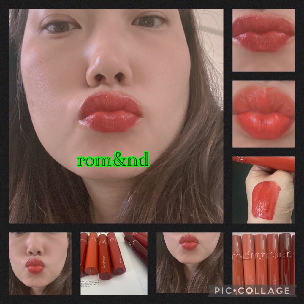 ジューシーラスティングティント/rom&nd/リップティントを使ったクチコミ（1枚目）