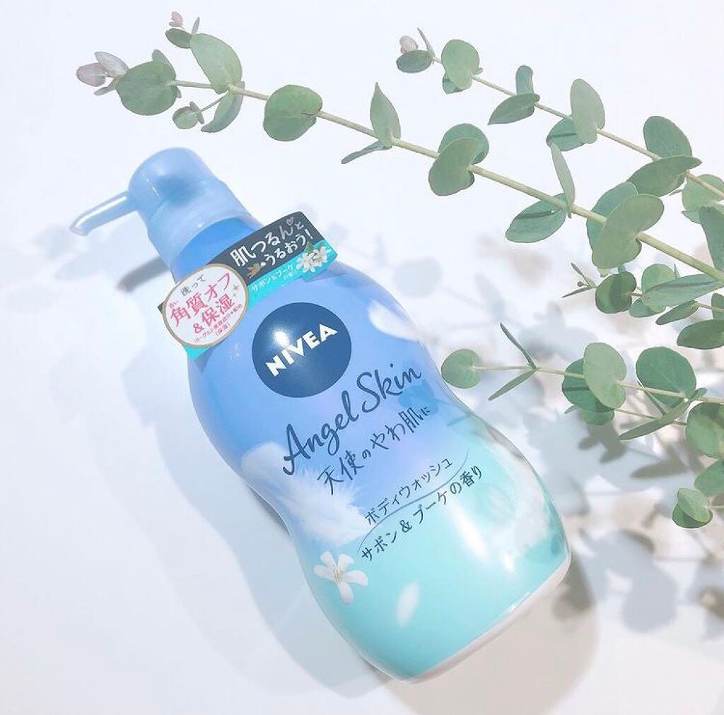 エンジェルスキン ボディウォッシュ サボン&ブーケの香り/ニベア/ボディソープを使ったクチコミ(1枚目)