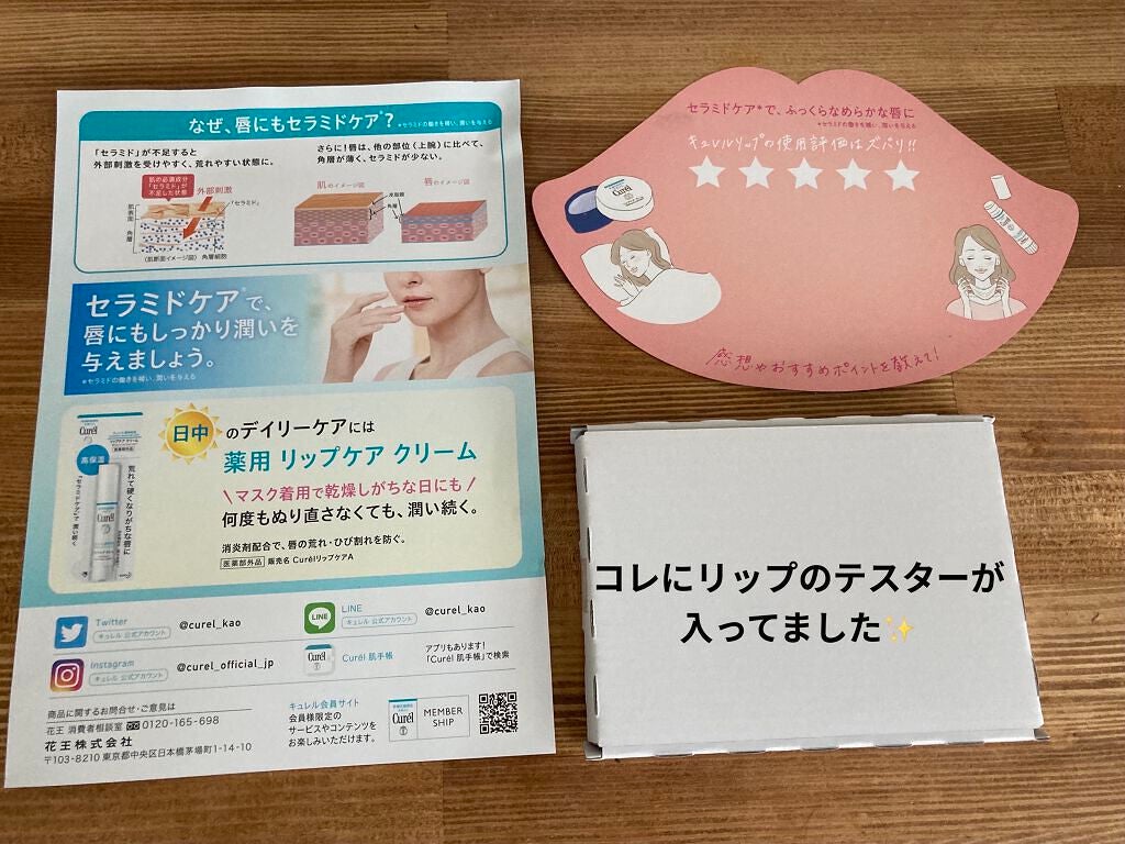 リップケア クリーム/キュレル/リップクリームを使ったクチコミ(2枚目)