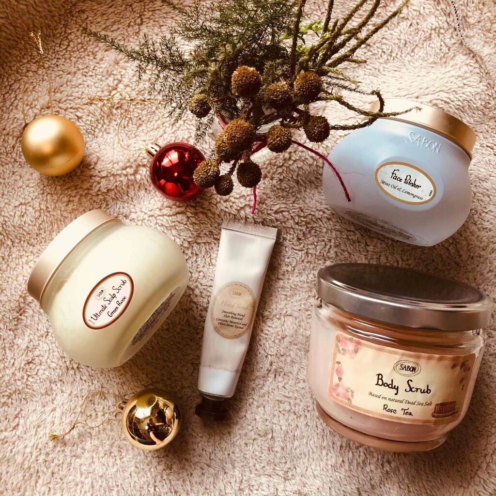 ヘッドスクラブ グリーン・ローズ/SABON/ヘッドスクラブを使ったクチコミ(4枚目)