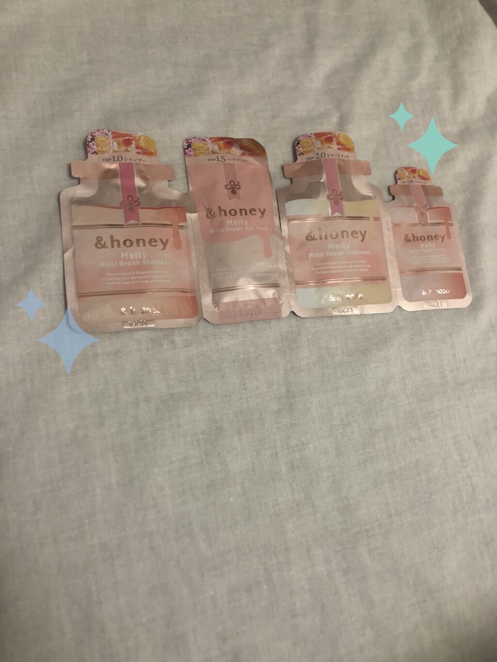 &honey Melty モイストリペア シャンプー1.0／モイストリペア ヘアトリートメント2.0/&honey/市販シャンプーを使ったクチコミ（1枚目）