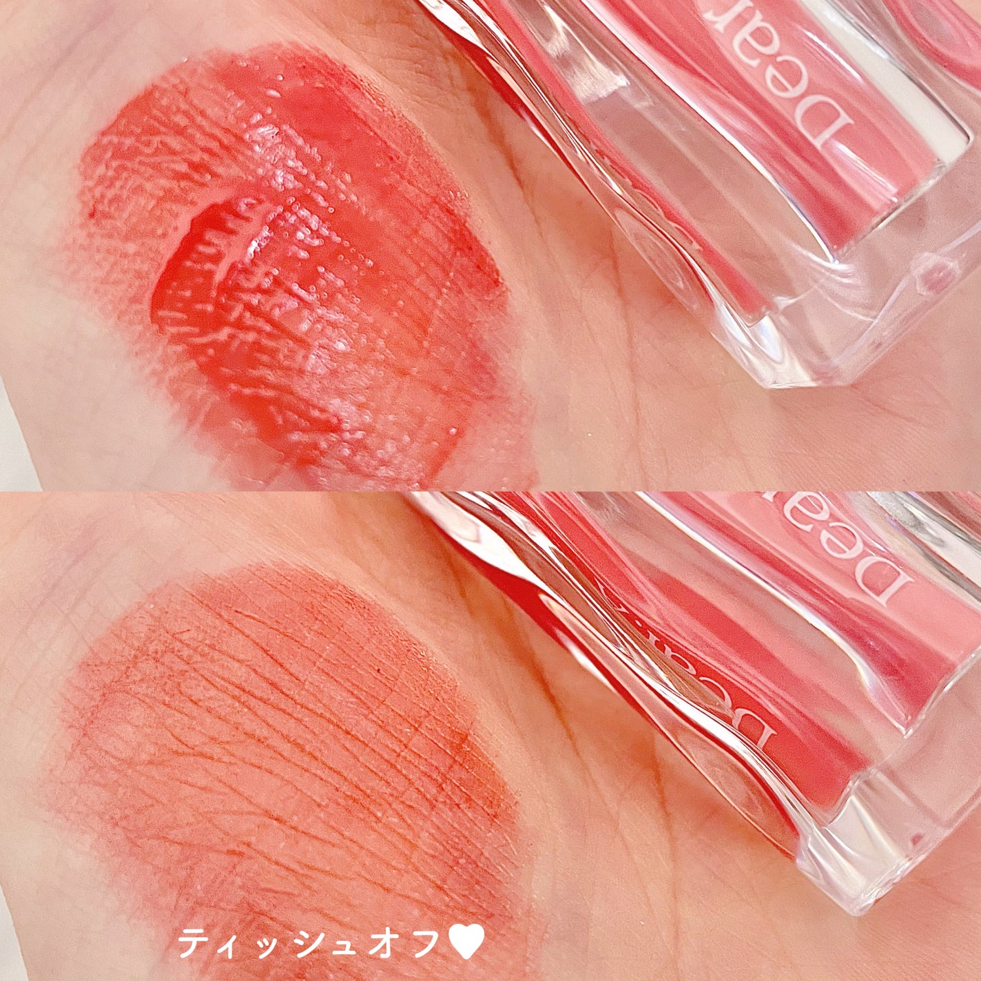 ハイドロデュイティント/Dear.A/リップティントを使ったクチコミ(3枚目)