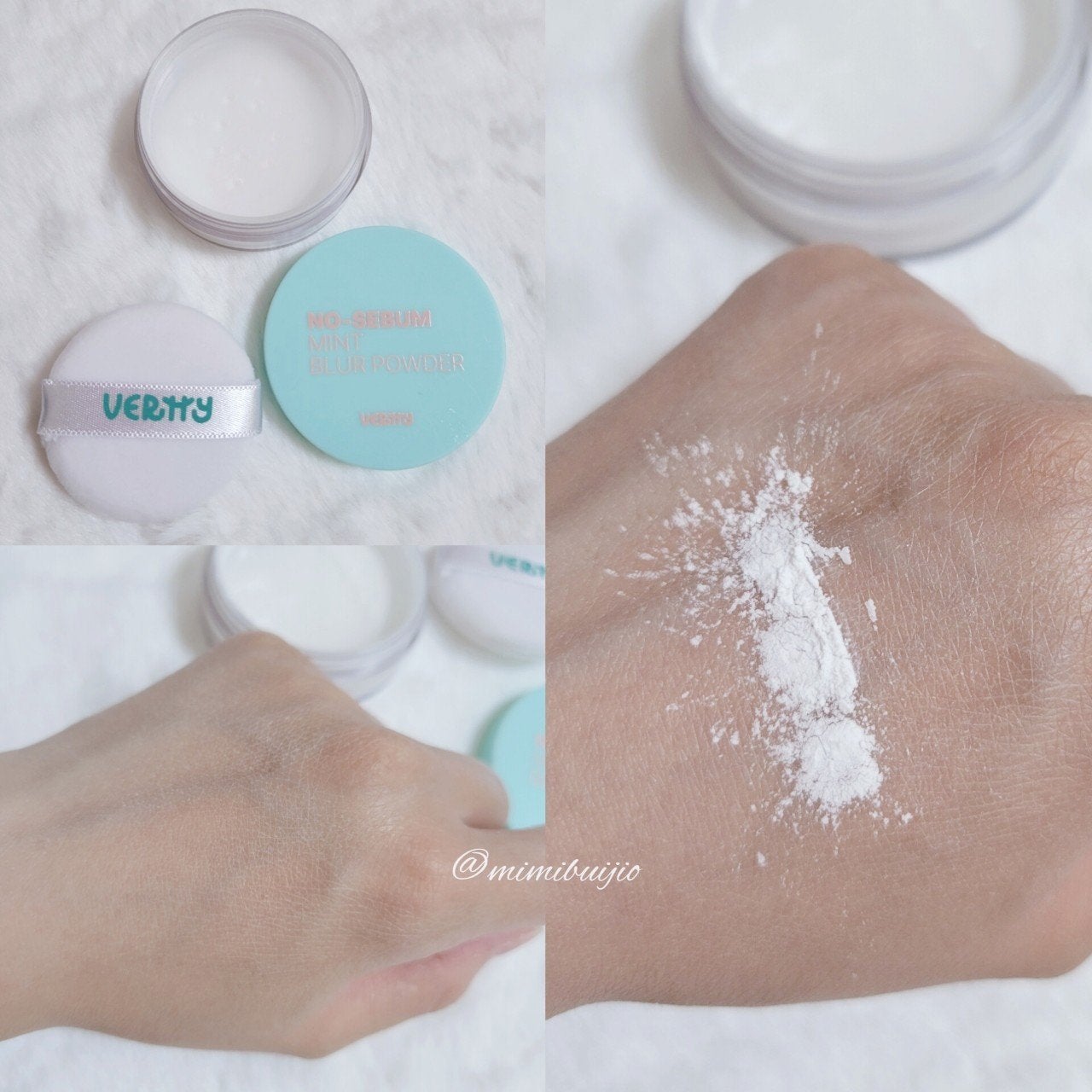 ノーセバムミントブラーパウダー /Vertty/ルースパウダーを使ったクチコミ(5枚目)