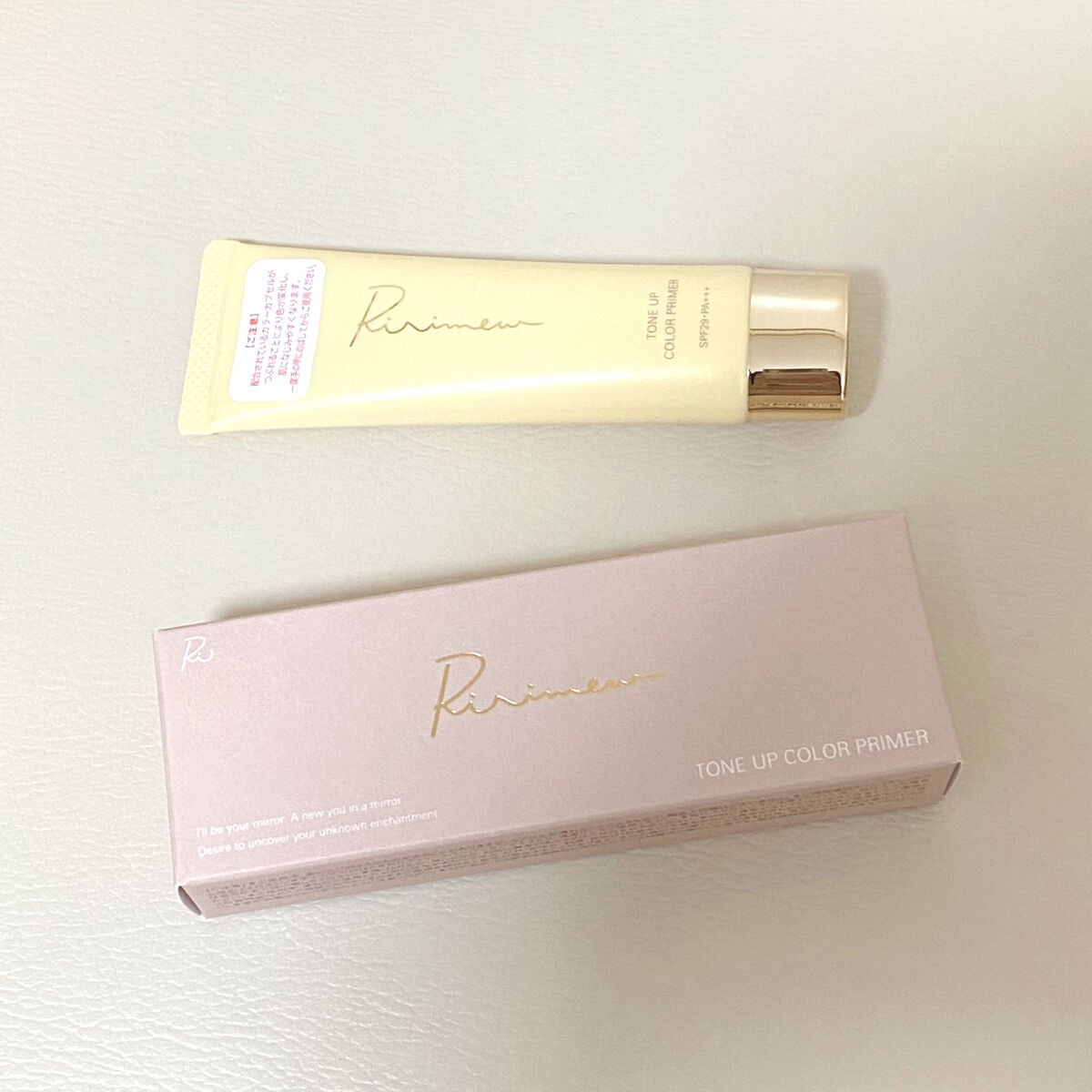トーンアップカラープライマー /Ririmew/化粧下地を使ったクチコミ(1枚目)
