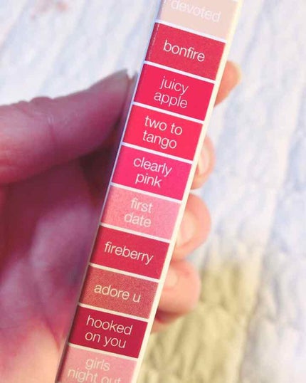 ロング ラスト グロスウェア/CLINIQUE/口紅を使ったクチコミ(3枚目)