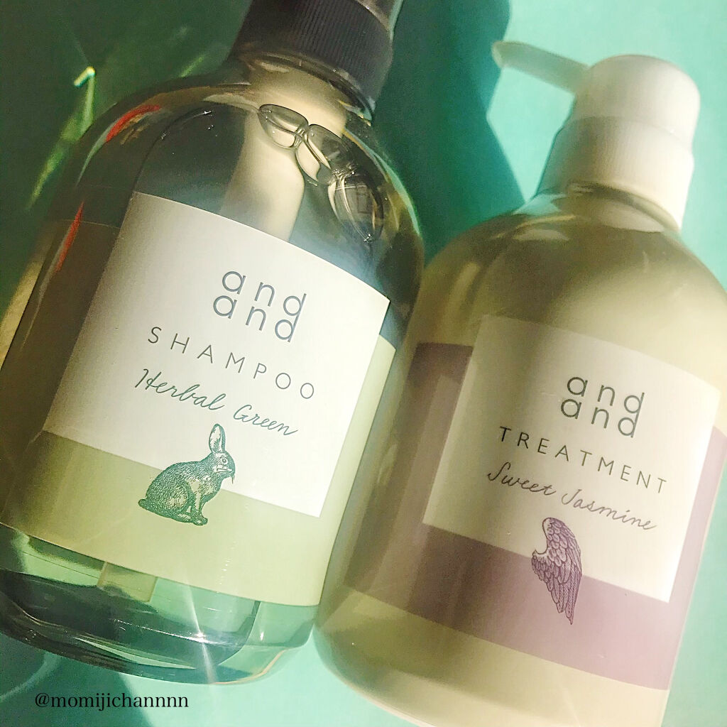 ときめく スウィートジャスミンの香り トリートメント ポンプ(480ml)/and and/洗い流すヘアトリートメントを使ったクチコミ（2枚目）