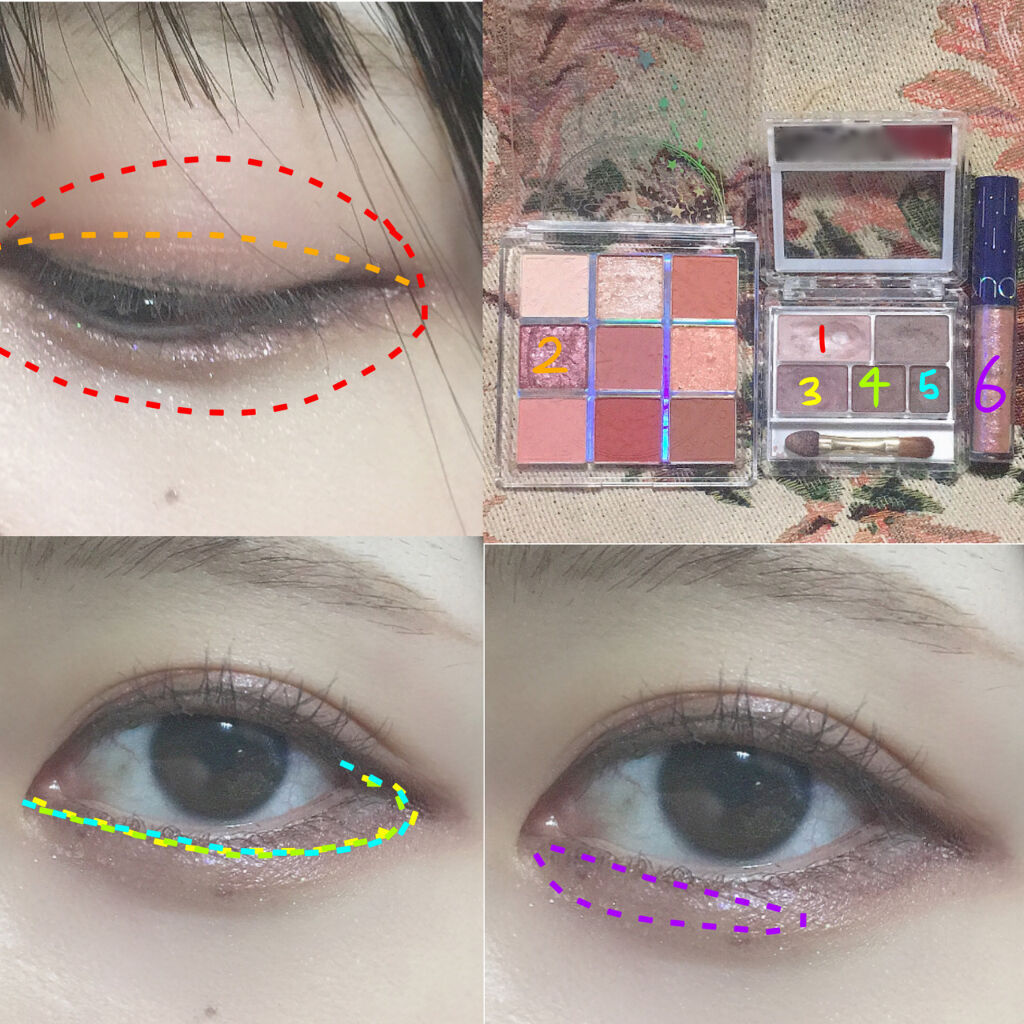 パーフェクトマルチアイズ/キャンメイク/アイシャドウパレットを使ったクチコミ（2枚目）