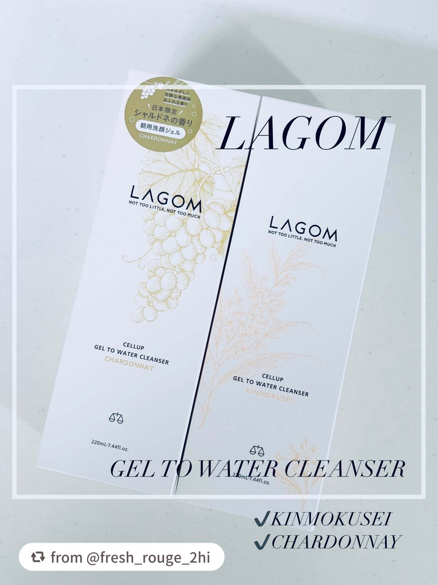 ラゴム ジェルトゥウォーター クレンザー(朝用洗顔)/LAGOM /その他洗顔料を使ったクチコミ(1枚目)