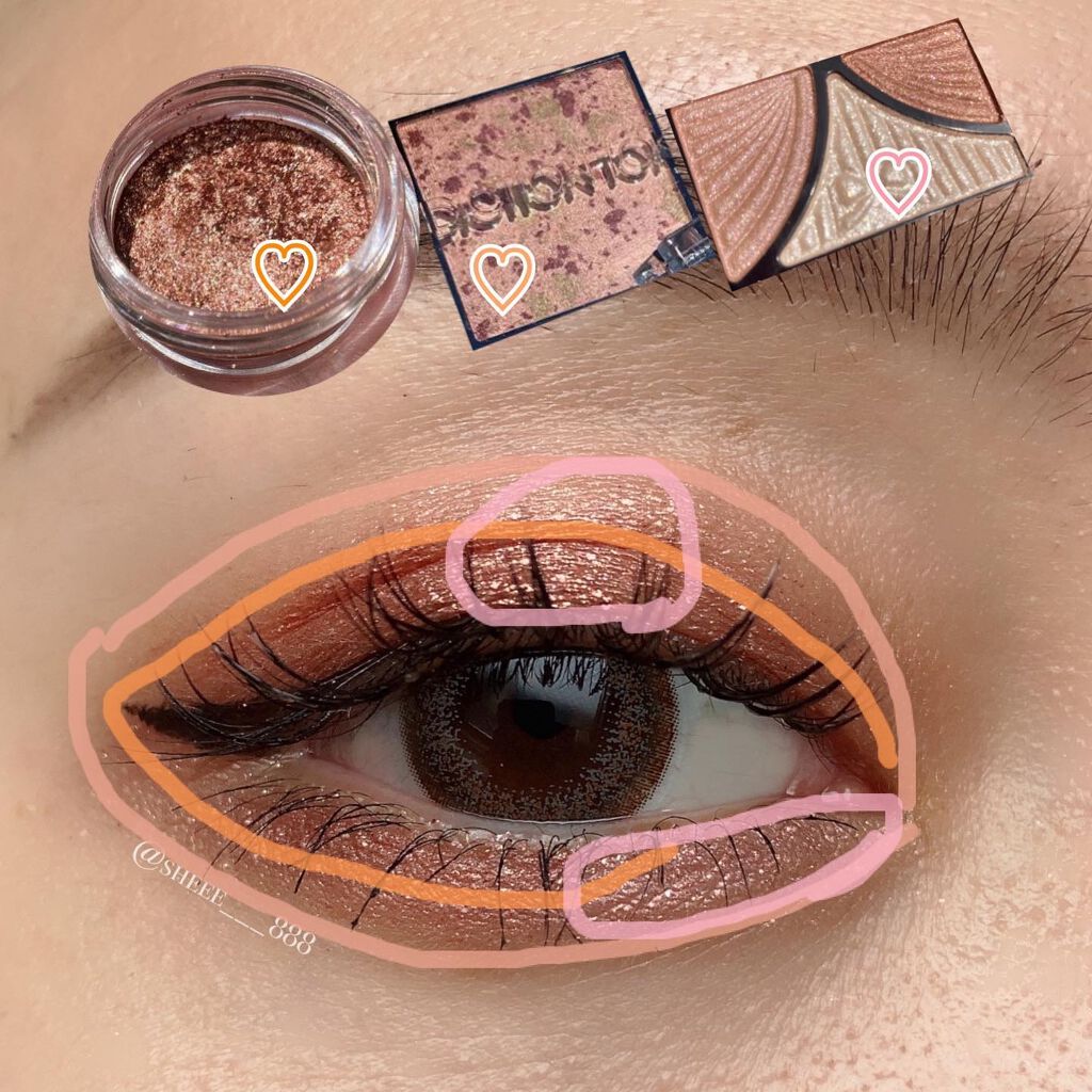 ジューシーピュアアイズ/キャンメイク/アイシャドウパレットを使ったクチコミ(6枚目)