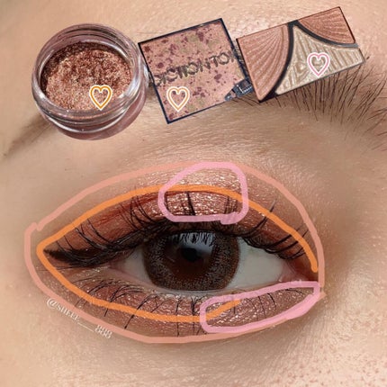 ジューシーピュアアイズ/キャンメイク/アイシャドウパレットを使ったクチコミ(6枚目)