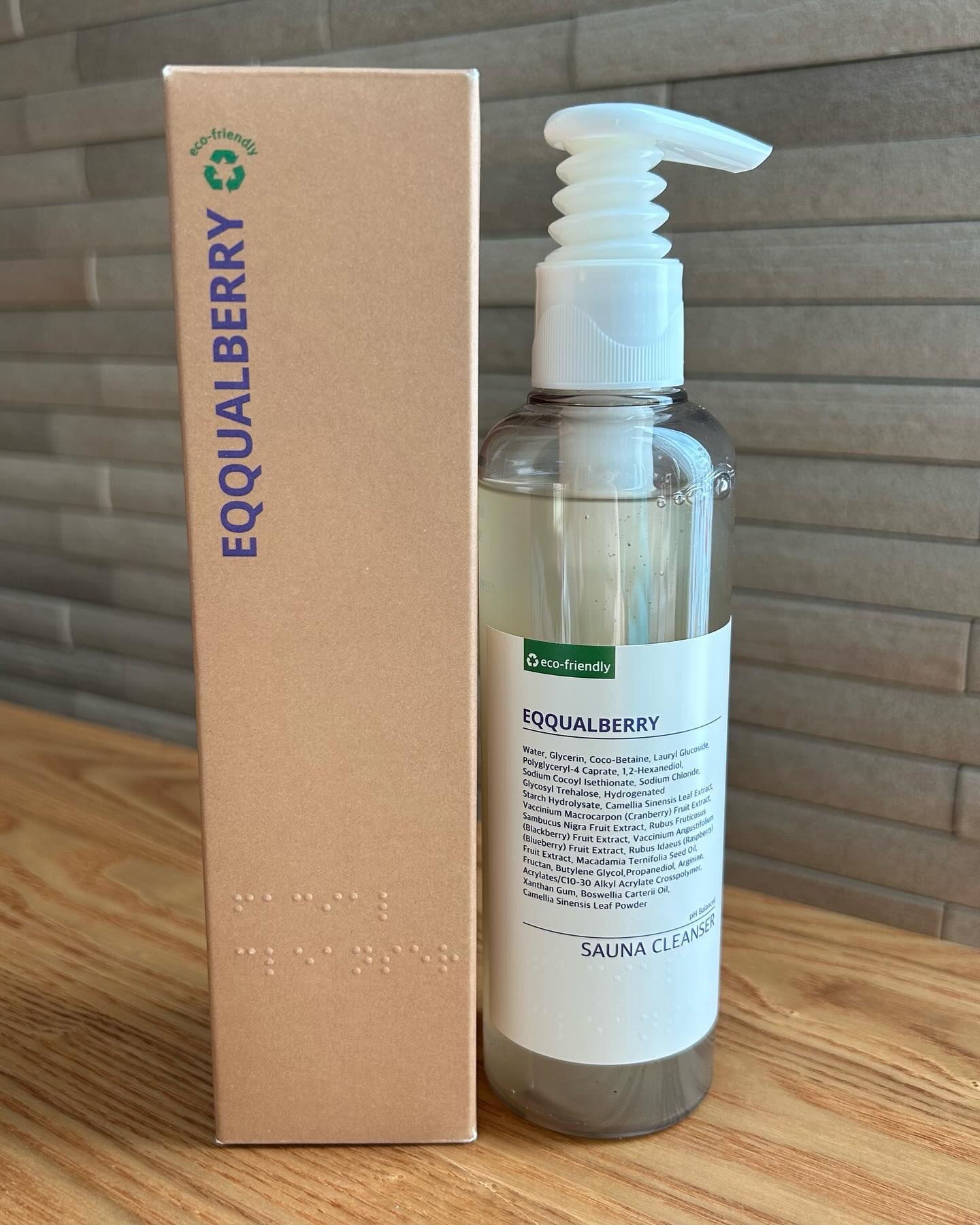 サウナクレンザー/イクォルベリー/クレンジングジェルを使ったクチコミ（1枚目）