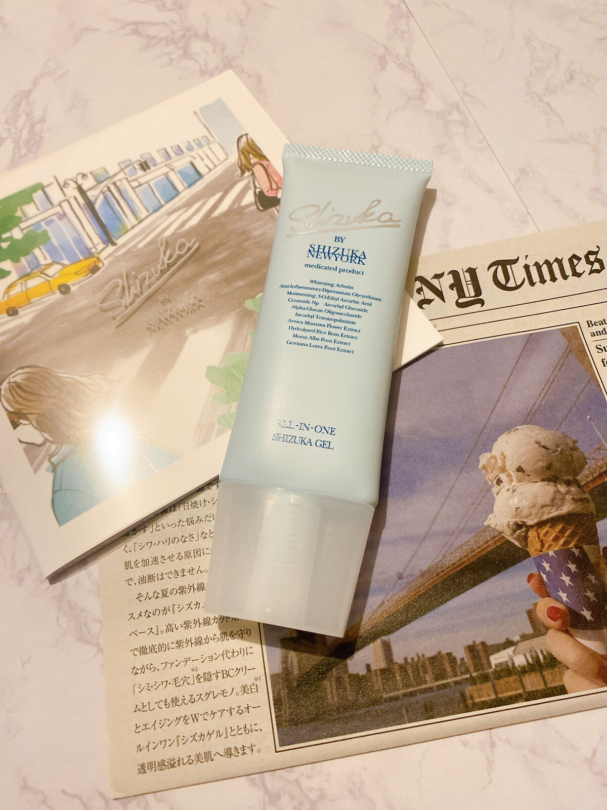 オールインワン シズカゲル/Shizuka BY SHIZUKA NEWYORK/オールインワン化粧品を使ったクチコミ（2枚目）