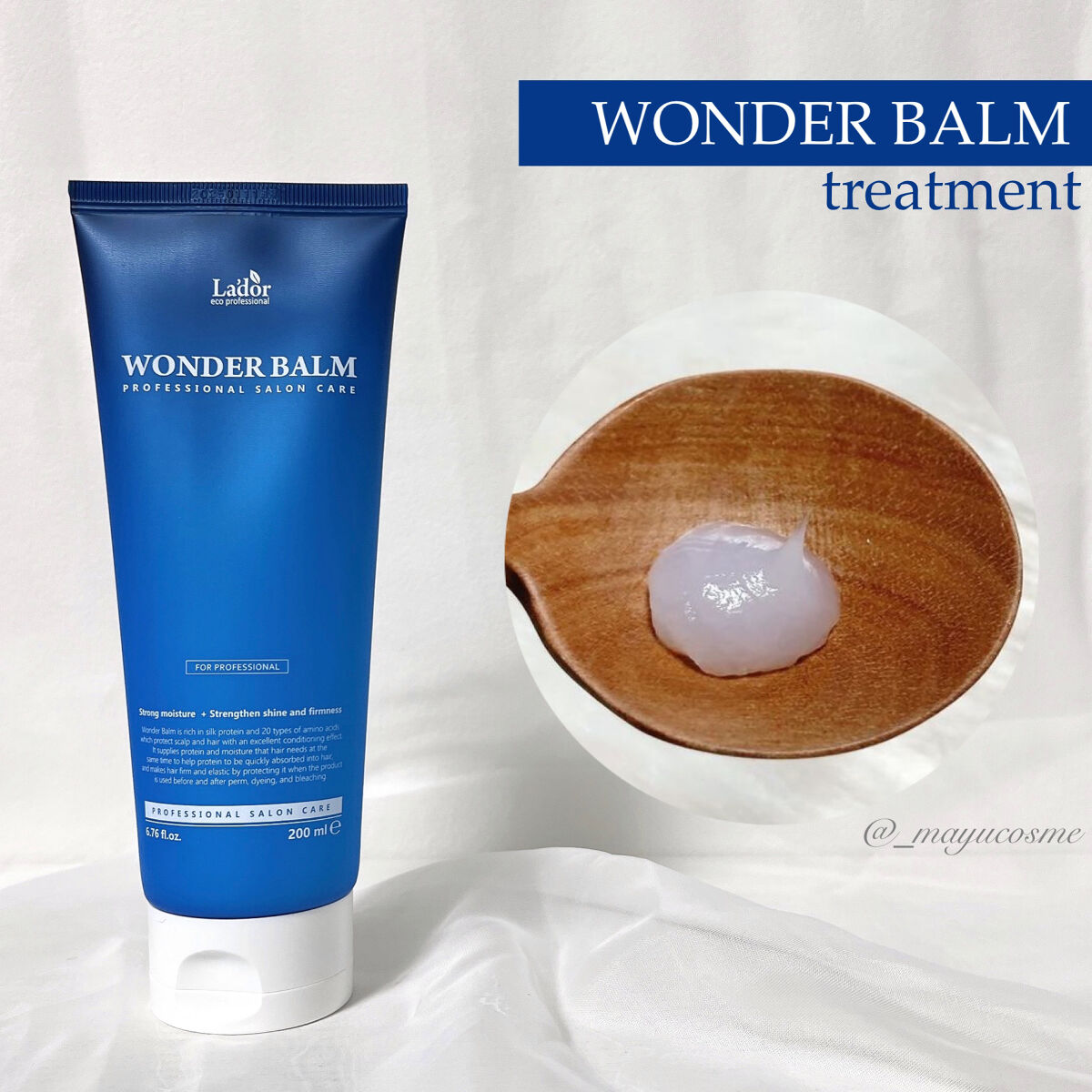 WONDER TEAR/La'dor/洗い流すヘアトリートメントを使ったクチコミ（3枚目）