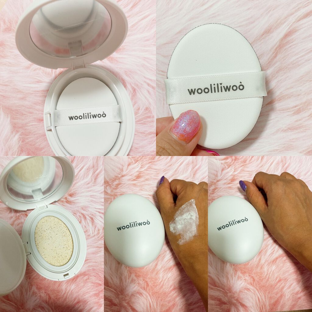 エッグサンクッション/wooliliwoo/日焼け止めローションを使ったクチコミ（3枚目）