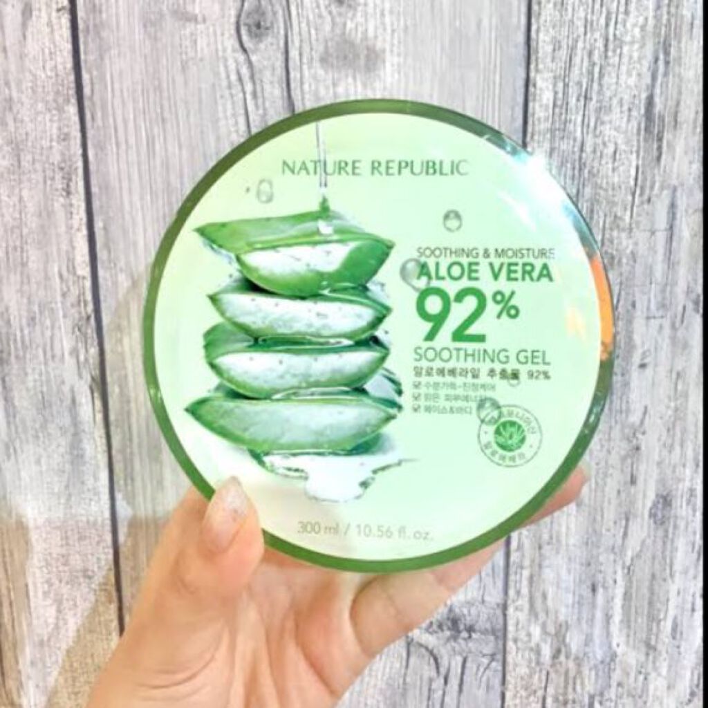 マイルド＆モイスチャーアロエジェル/ネイチャーリパブリック/ボディローションを使ったクチコミ（1枚目）