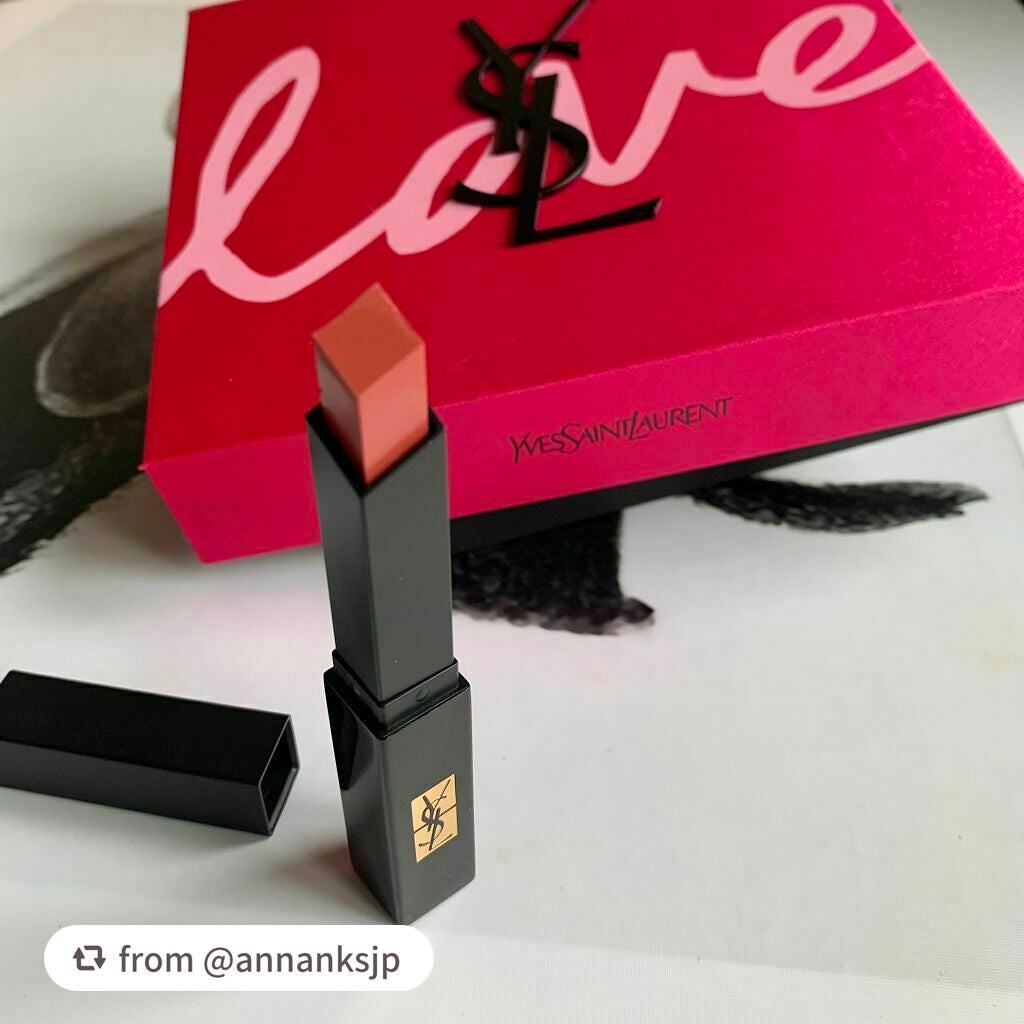 ルージュ ピュールクチュール ザ スリム ベルベットラディカル/YVES SAINT LAURENT BEAUTE/口紅を使ったクチコミ(2枚目)
