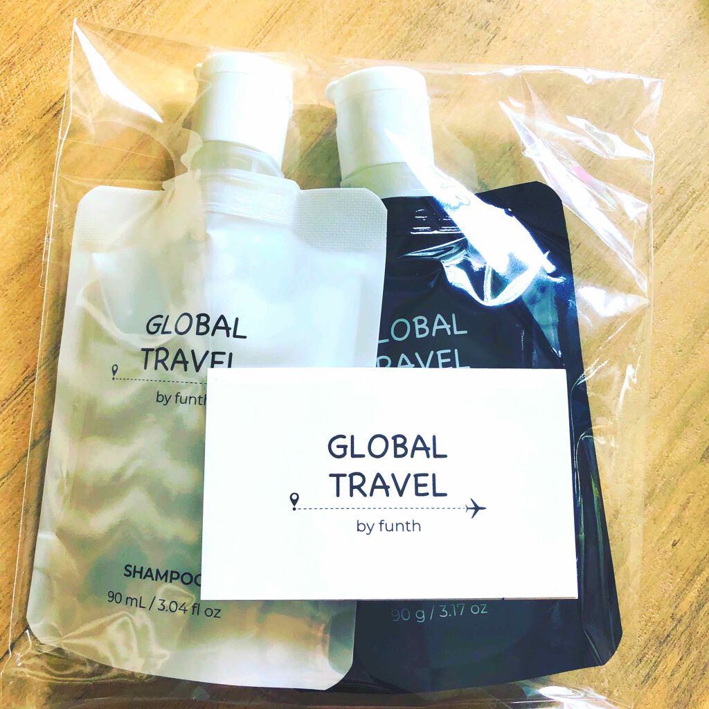 シャンプー／トリートメント/GLOBAL TRAVEL/市販シャンプーを使ったクチコミ（1枚目）