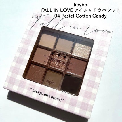 KEYBO FALL IN LOVE SHADOW PALETTE/keybo/アイシャドウパレットを使ったクチコミ(3枚目)