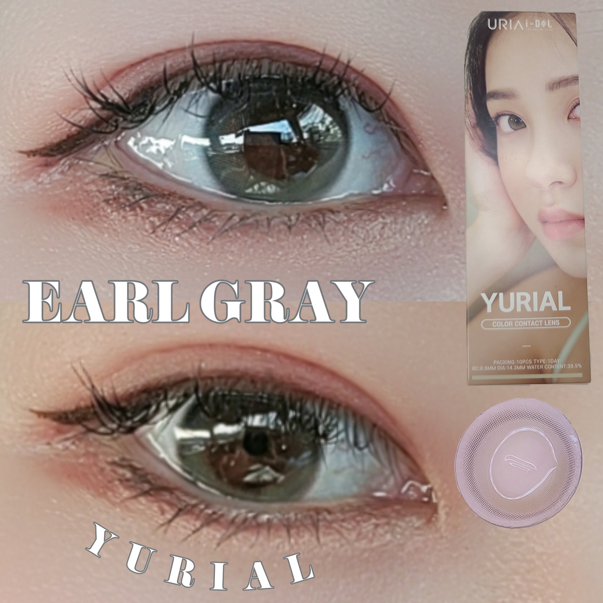 YURIAL 1DAY/URIA i-DOL/ワンデー（１DAY）カラコンを使ったクチコミ（1枚目）