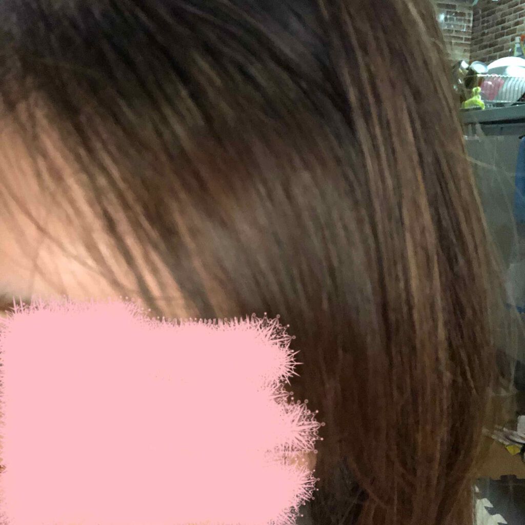 アトがつかない前髪クリップカラー/ロフトファクトリー/ヘアアクセサリーを使ったクチコミ（2枚目）