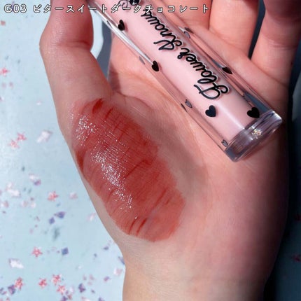 グリスニングウォータリングティント/FlowerKnows/リップティントを使ったクチコミ(4枚目)