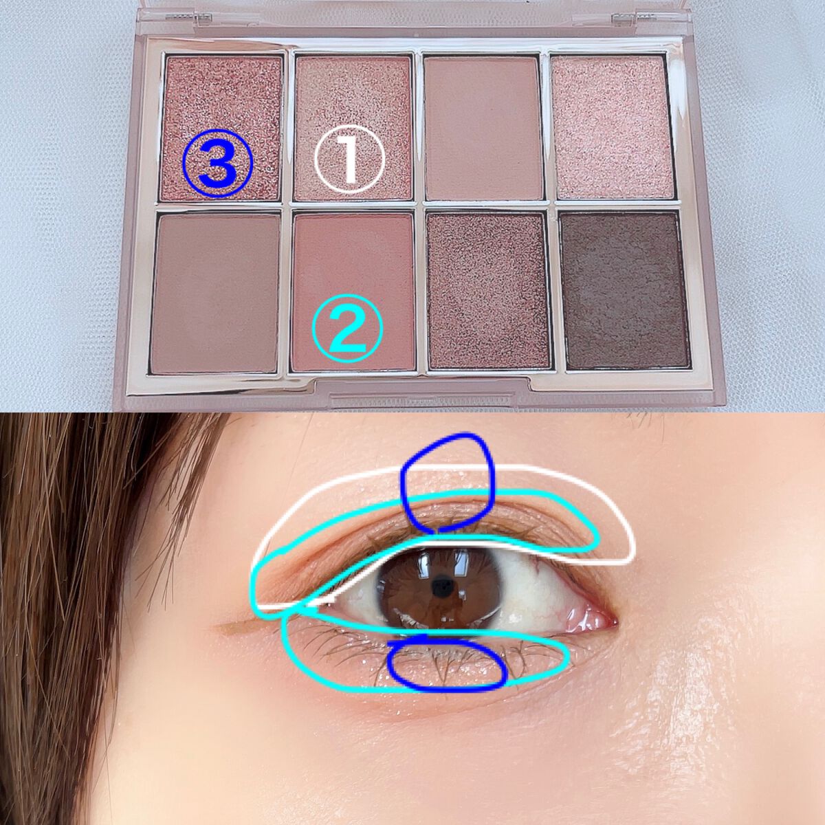 デイリズムアイパレット/heimish/アイシャドウパレットを使ったクチコミ（3枚目）