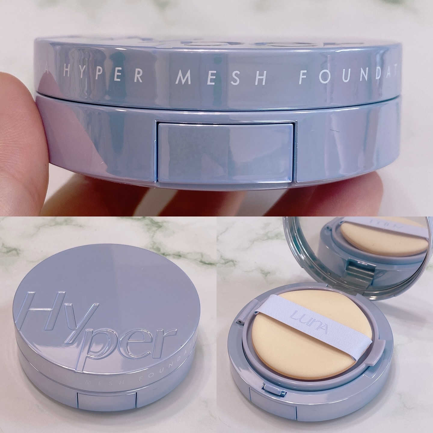 ハイパーメッシュファンデーション/LUNA/クッションファンデーションを使ったクチコミ（2枚目）