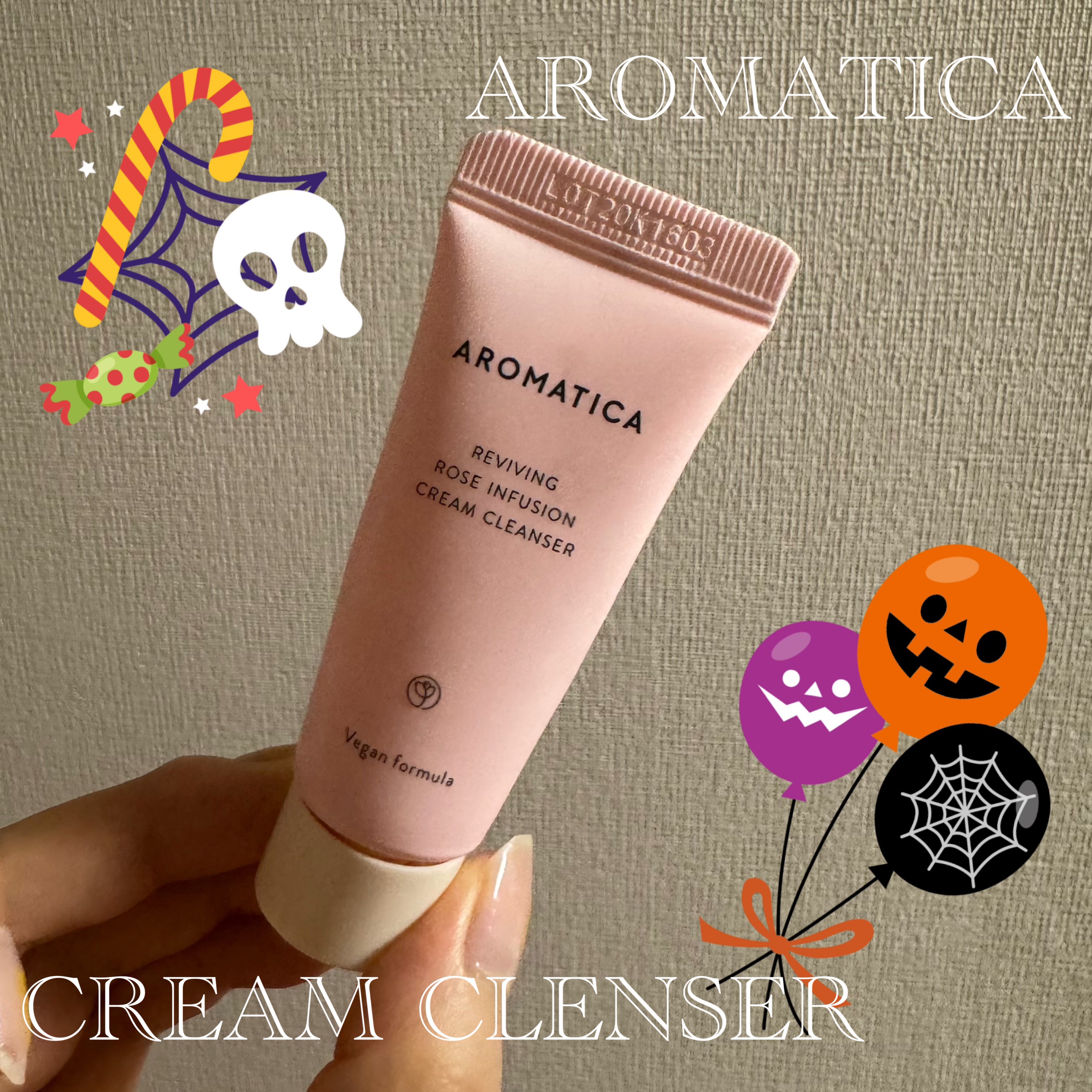 リバイビングローズインフュージョンクリームクレンザー/AROMATICA/洗顔フォームを使ったクチコミ（1枚目）