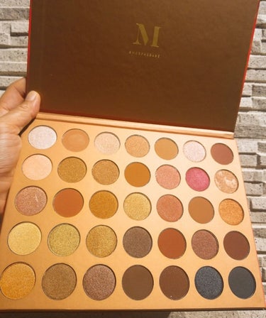 Morphe 35G BRONZE GOALSのクチコミ「💛💛💜MORPHE/35BRONZE GOALS💜💛💛
☝こちらのアイシャドウパレットを使って.....」（3枚目）