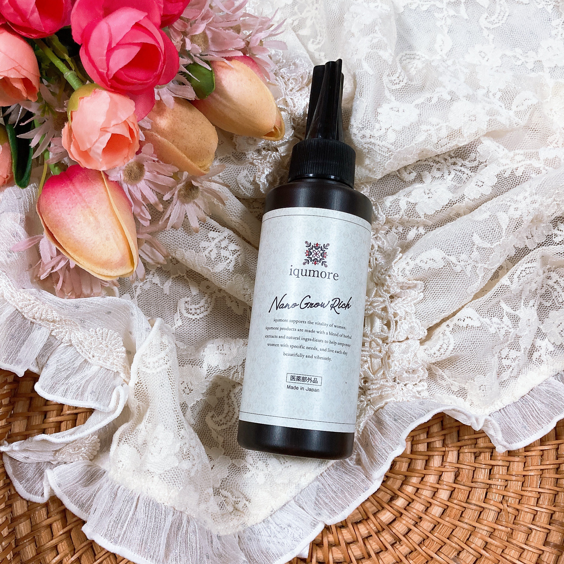 ナノグロウリッチ/iqumore/頭皮ローションを使ったクチコミ（1枚目）