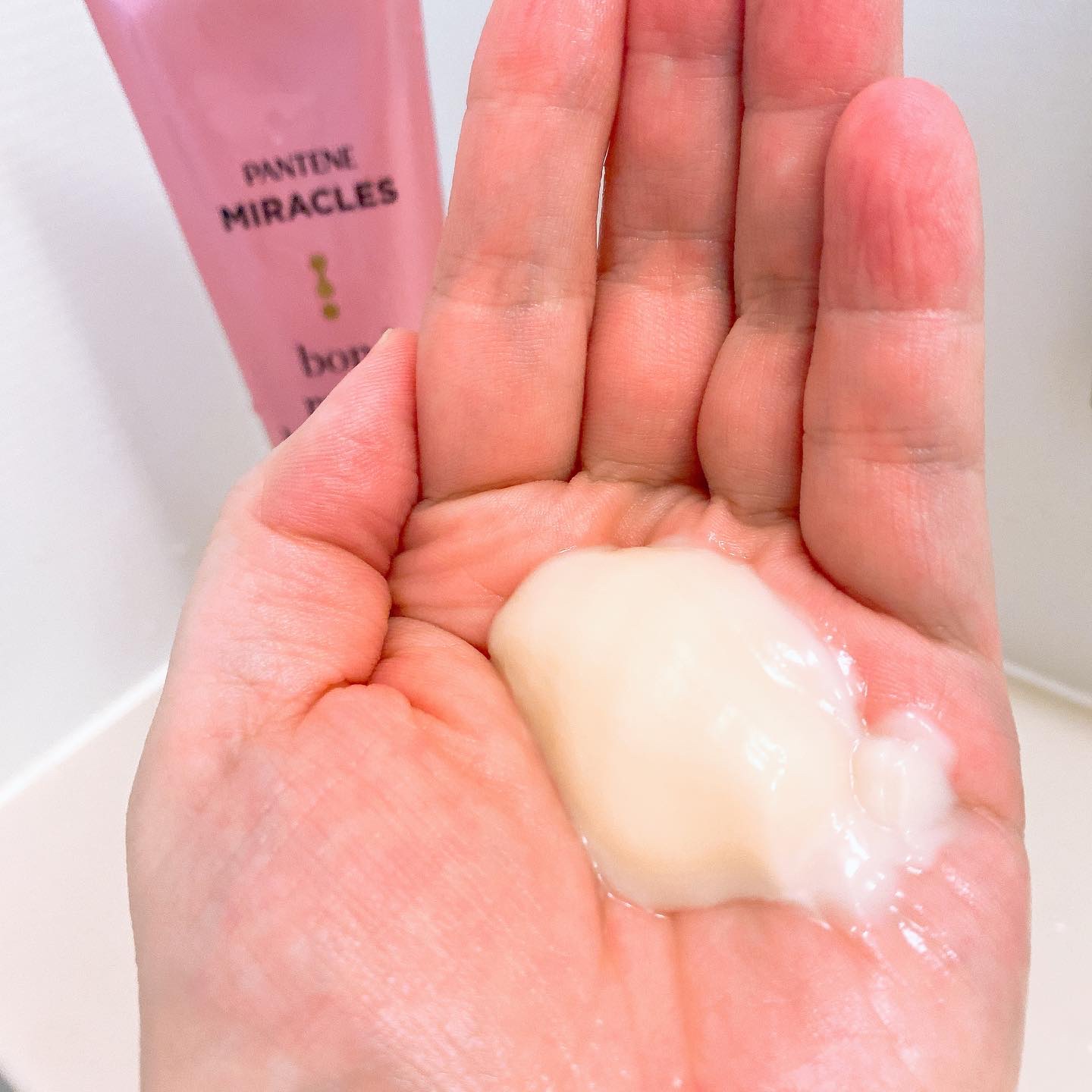 ボンドリペアシリーズ  カラーシャイン＆リペア  ヘアマスク/パンテーン/ヘアマスク・ヘアパックを使ったクチコミ（3枚目）