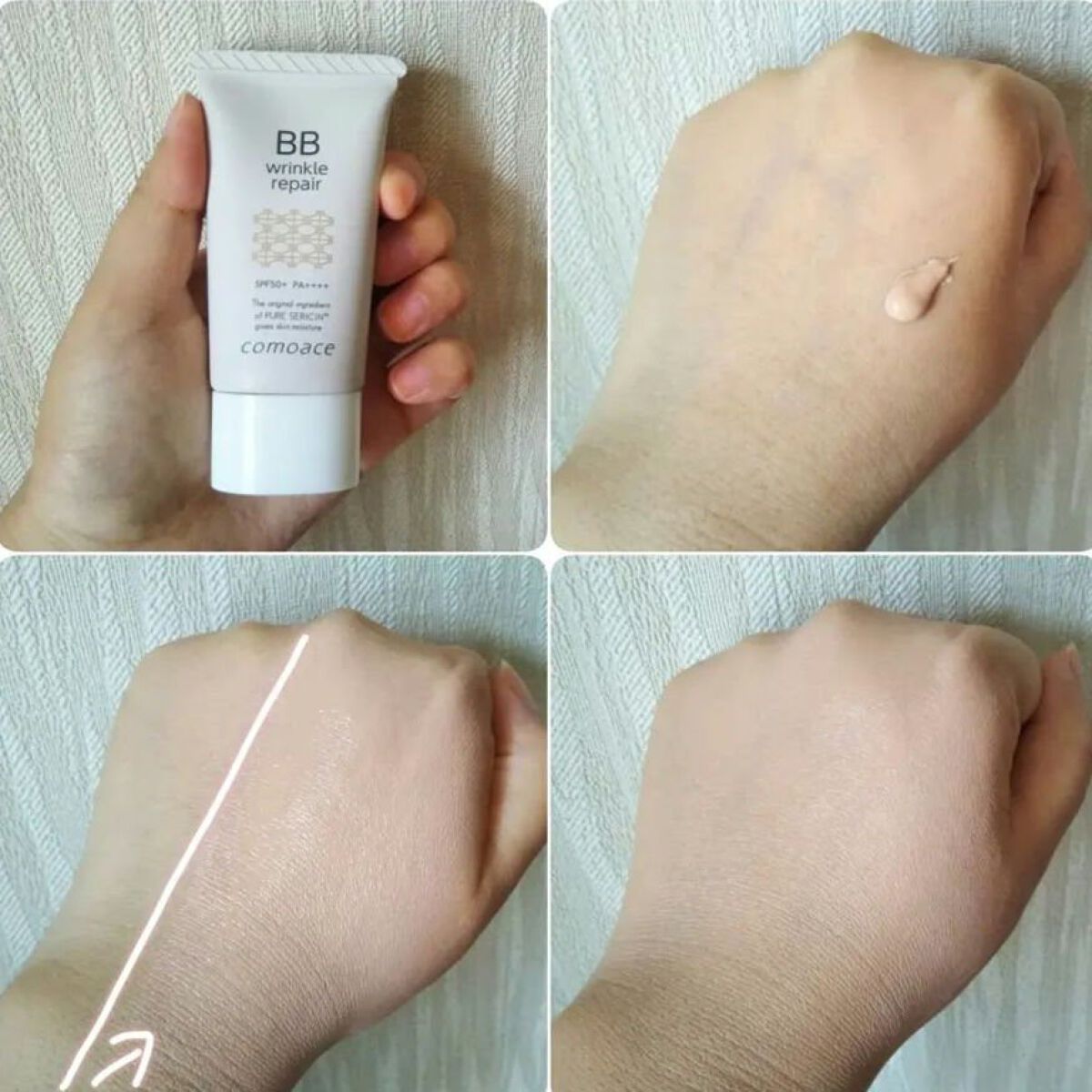 リンクルリペアBB/コモエース/BBクリームを使ったクチコミ（2枚目）