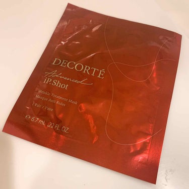 DECORTÉ iP.Shot アドバンスト マスクのクチコミ「COSME DECORTE iP.Shot アドバンスト マスク

シワ改善のシートマスクです.....」（1枚目）