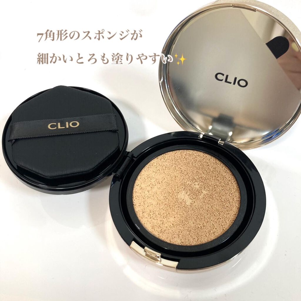 キル カバー フィクサー クッション/CLIO/クッションファンデーションを使ったクチコミ（2枚目）