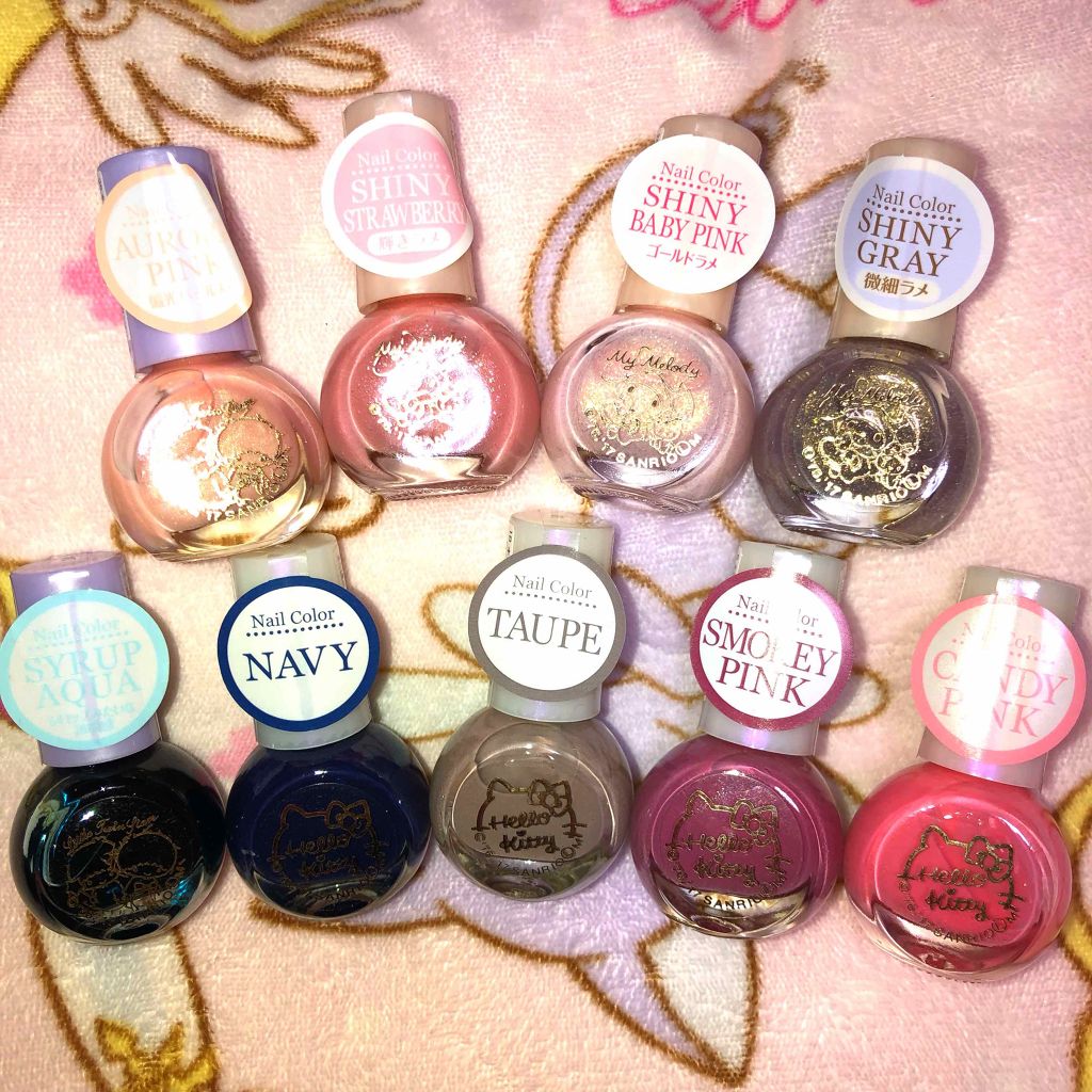 サンリオネイル/DAISO/マニキュアを使ったクチコミ(1枚目)