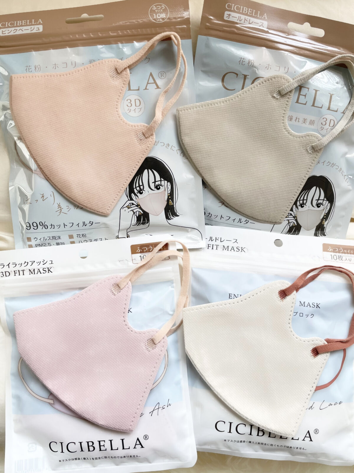 3D立体マスク/CICIBELLA/マスクを使ったクチコミ（2枚目）
