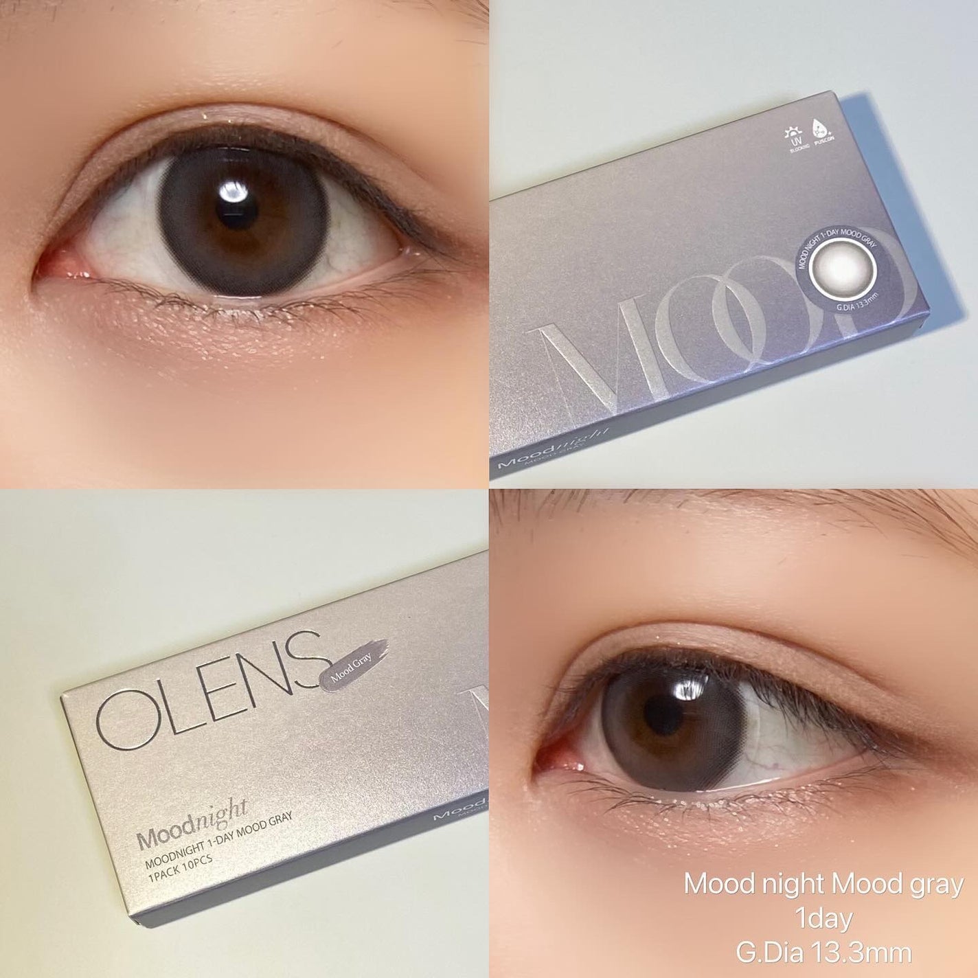 Moodnight 1day/OLENS/ワンデー(1DAY)カラコンを使ったクチコミ(3枚目)