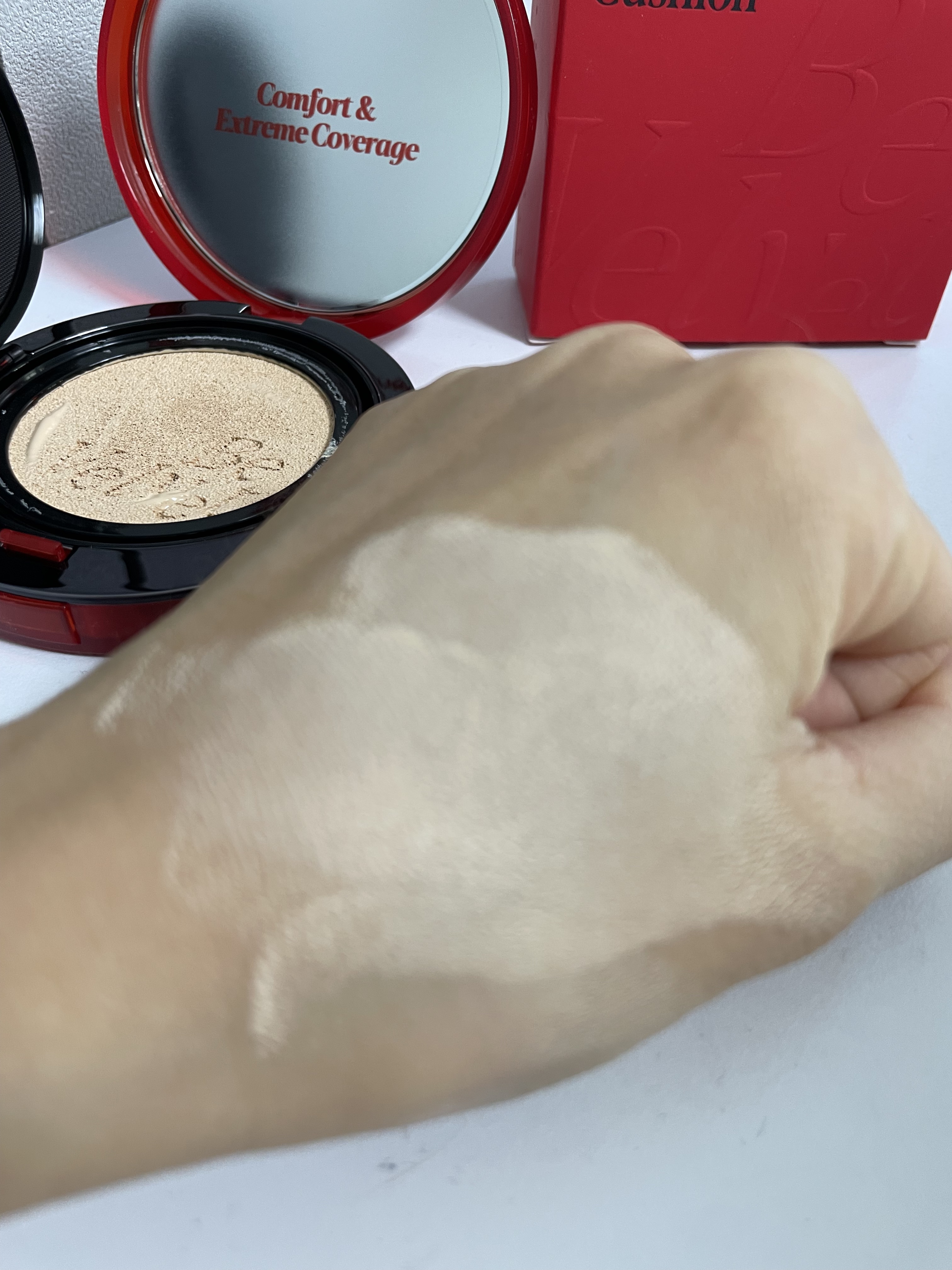 ビーベルベットカバークッション/espoir/クッションファンデーションを使ったクチコミ（3枚目）