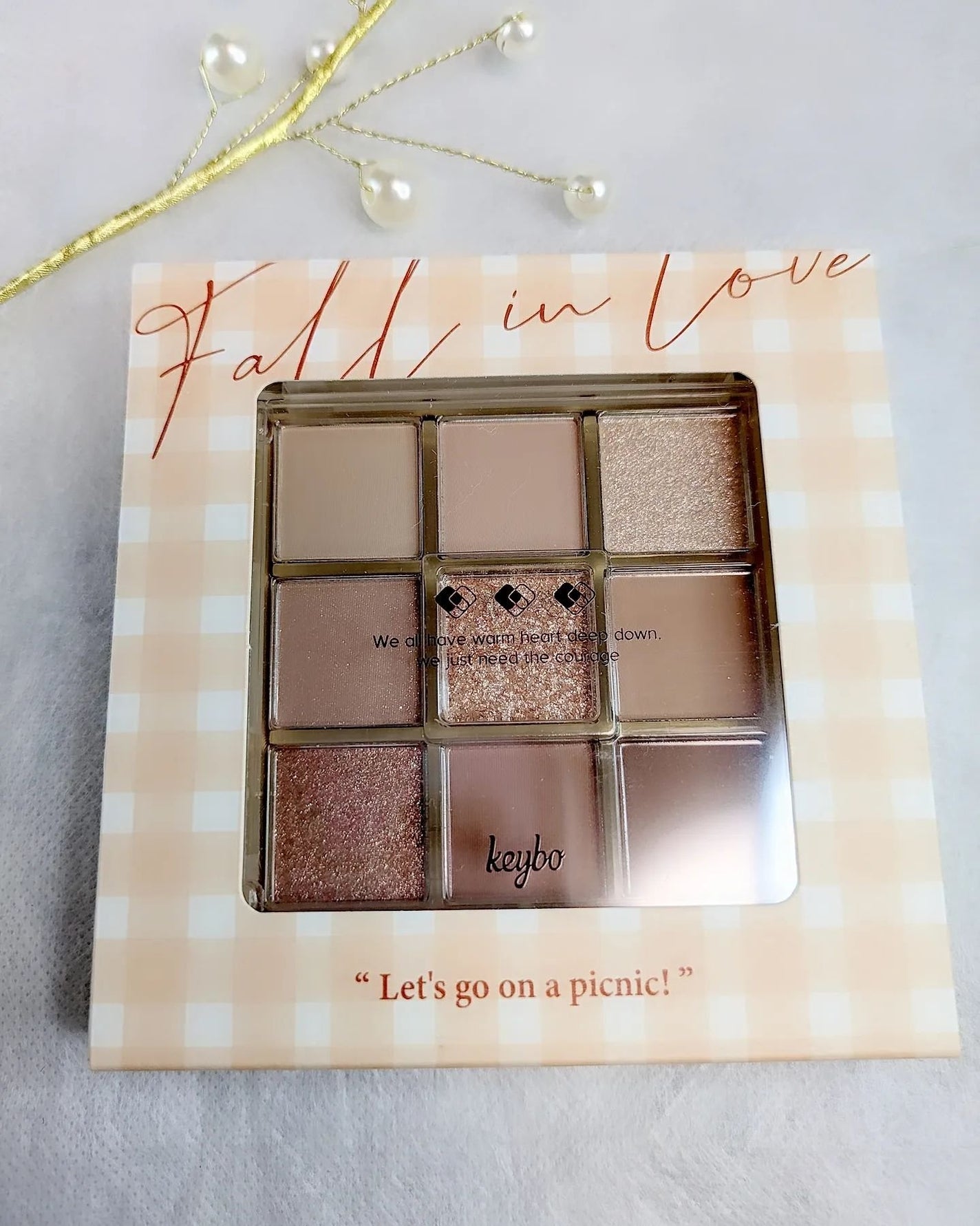 KEYBO FALL IN LOVE SHADOW PALETTE/keybo/アイシャドウパレットを使ったクチコミ(1枚目)