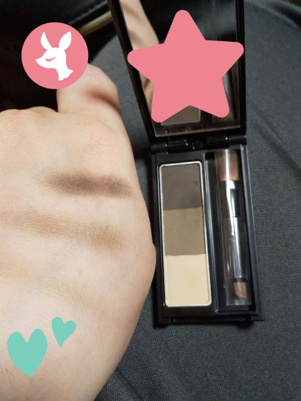 ケイト デザイニングアイブロウ3D/KATE/パウダーアイブロウを使ったクチコミ(1枚目)