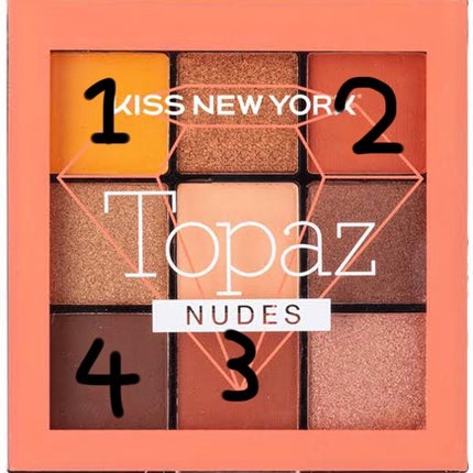 ジュエリーパレット/KISS NEW YORK/アイシャドウパレットを使ったクチコミ(4枚目)