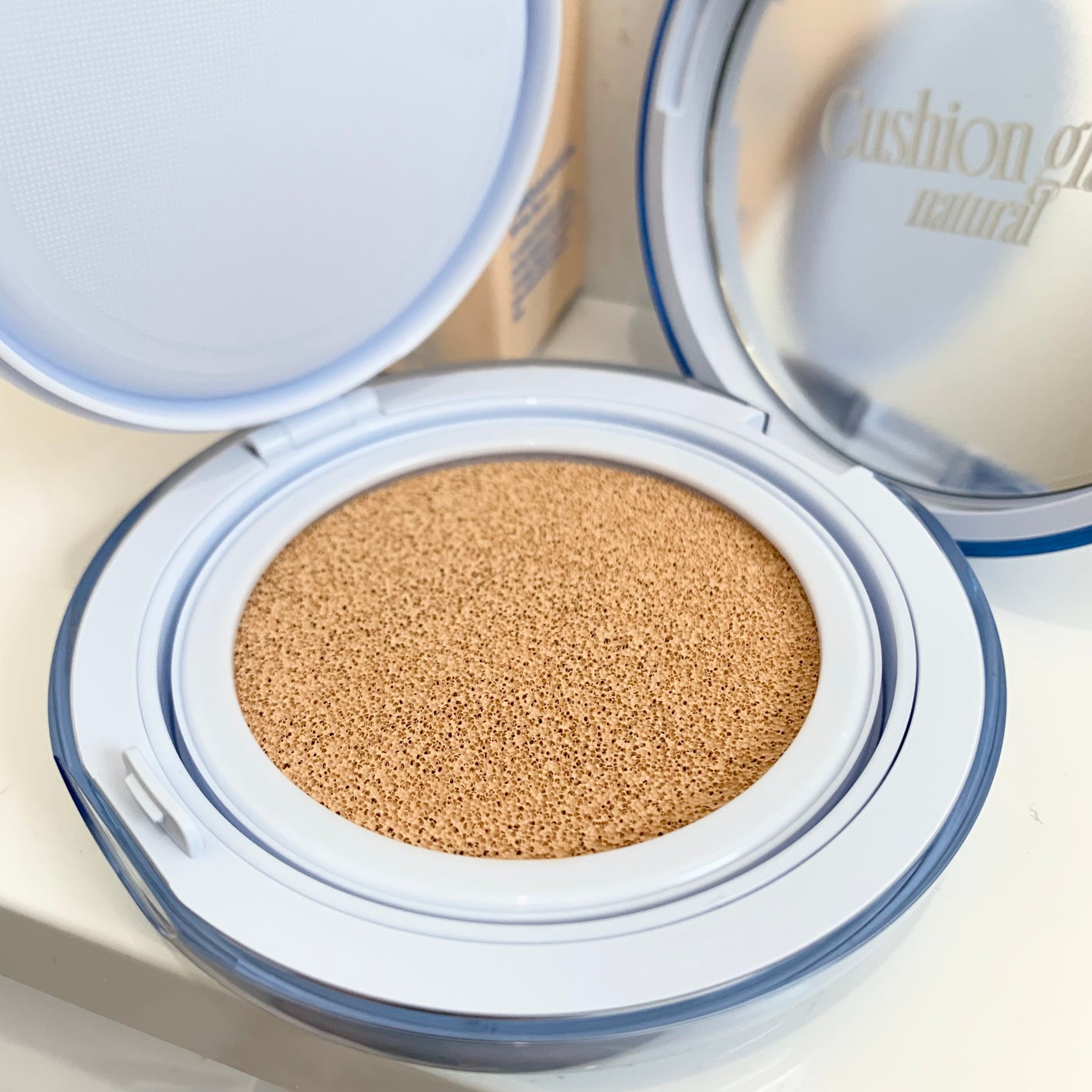 フィー クッションガラス ナチュラル/fwee/クッションファンデーションを使ったクチコミ(2枚目)