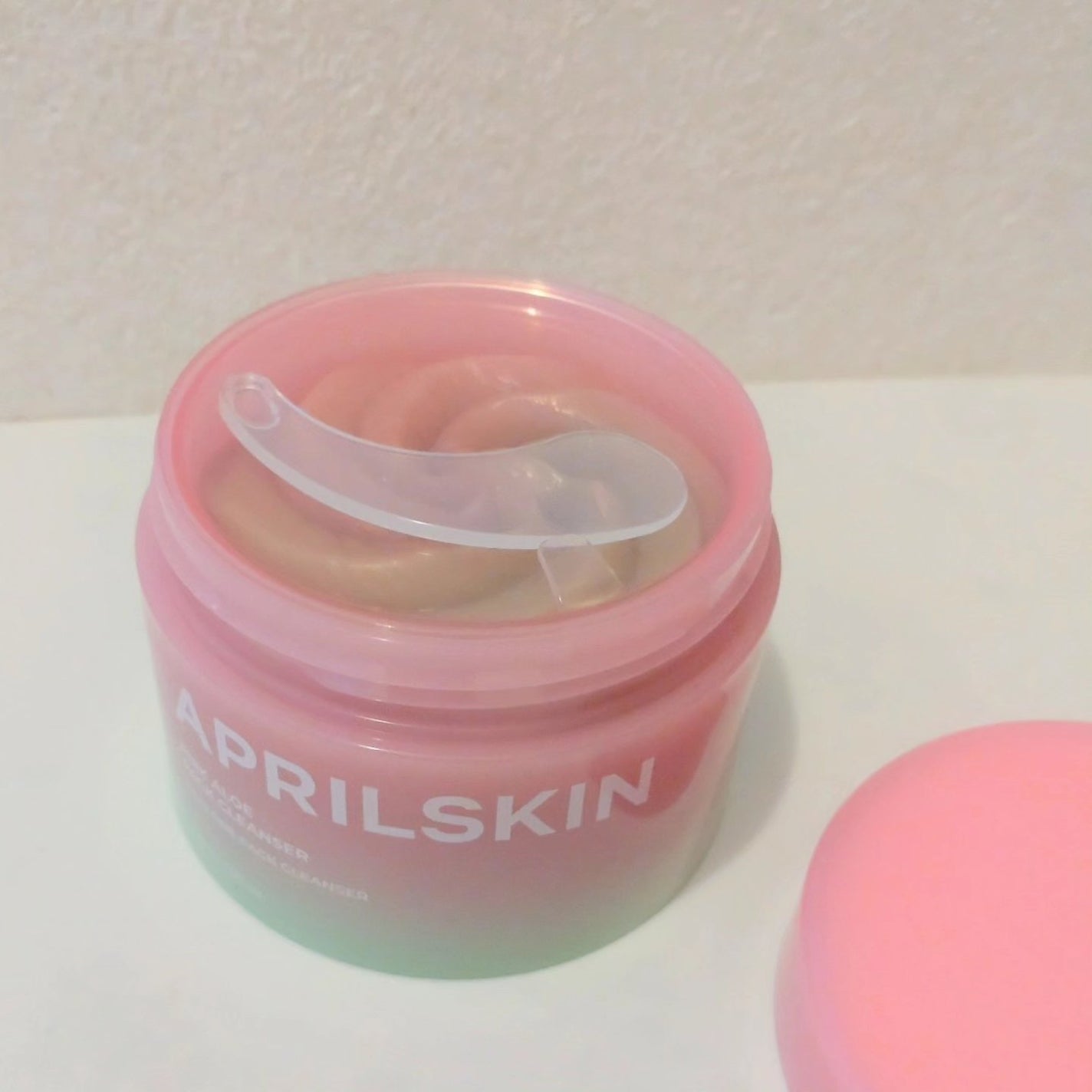 ピンクアロエメレンゲクレンザー/APRILSKIN/その他洗顔料を使ったクチコミ(3枚目)