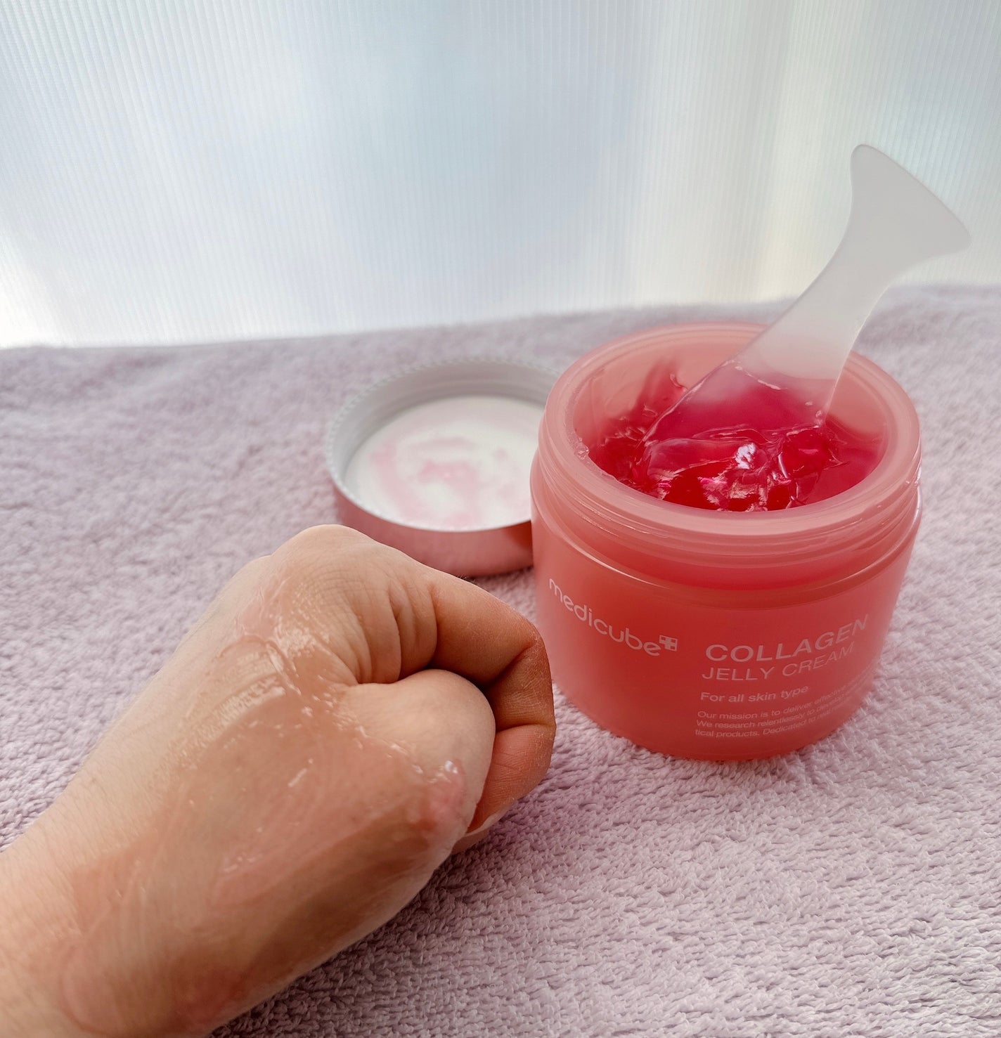 コラーゲン ジェル クリーム/MEDICUBE/フェイスクリームを使ったクチコミ(4枚目)