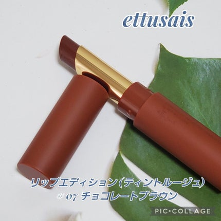 エテュセ リップエディション(ティントルージュ) 07 チョコレートブラウン/ettusais/リップティントを使ったクチコミ(1枚目)