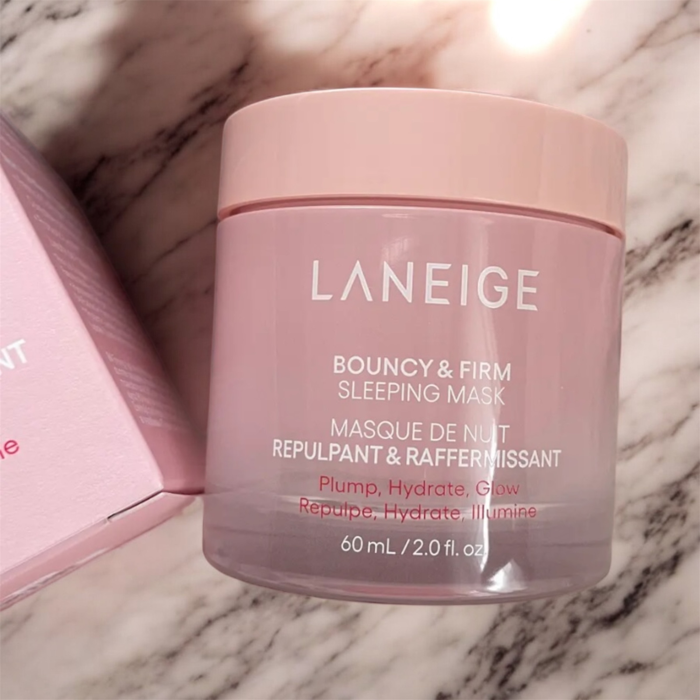 バウンシースリーピングマスク/LANEIGE/フェイスクリームを使ったクチコミ（2枚目）